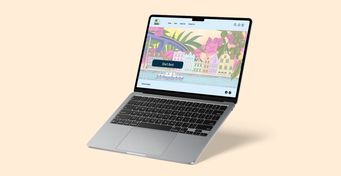 Web Design for Rides Curaçao