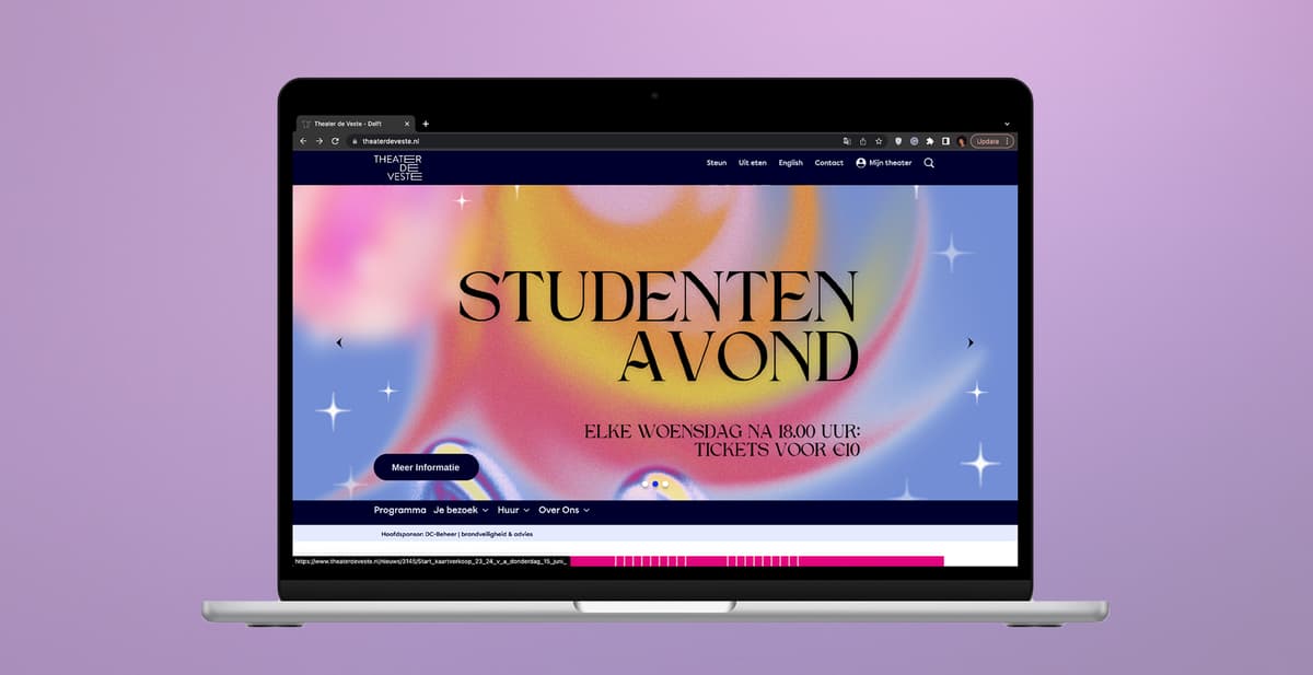 Website Redesign for Theatre de Veste